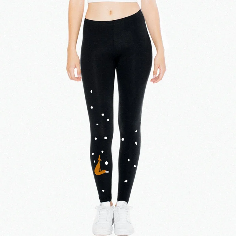 Hurry In Christmas foxy leggings