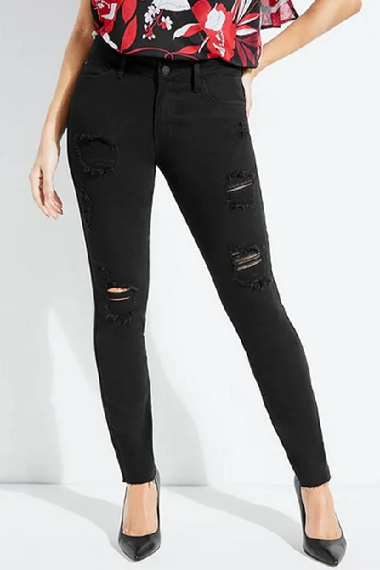 Instant Discount Guess Destroyed Sexy Curve Skinny Jeans