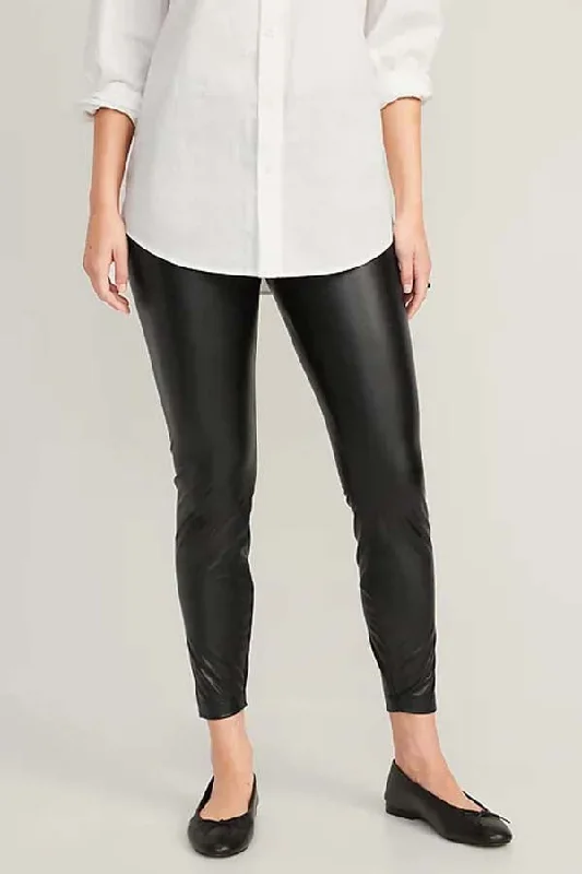 Can't Miss Hue Faux Leather Leggings