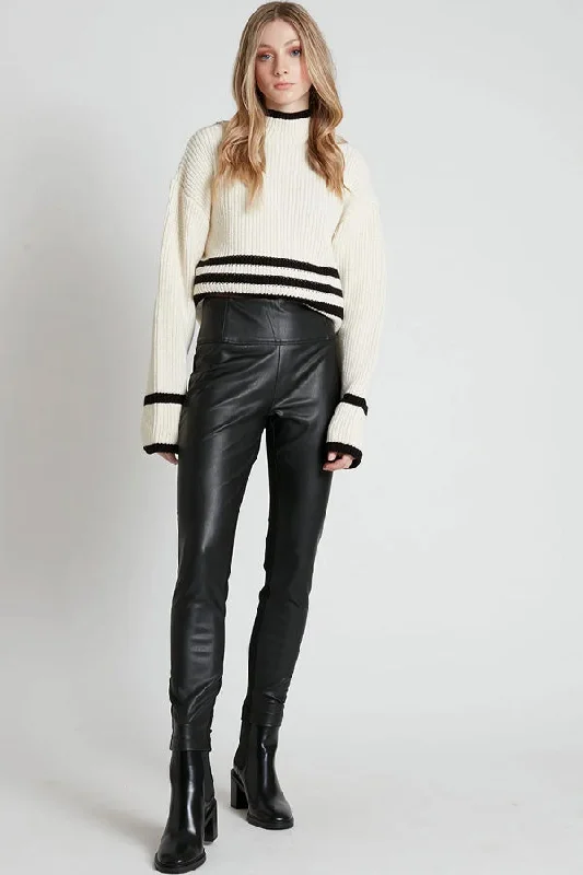 New Deals Point Zero Faux Leather Leggings