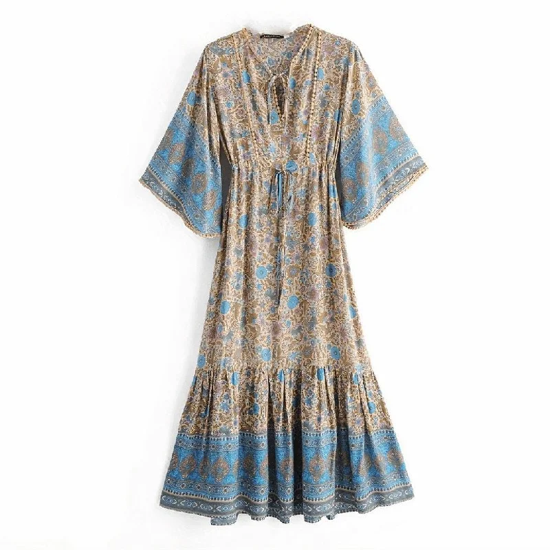 Special Savings Aba Bohemian Maxi Dress