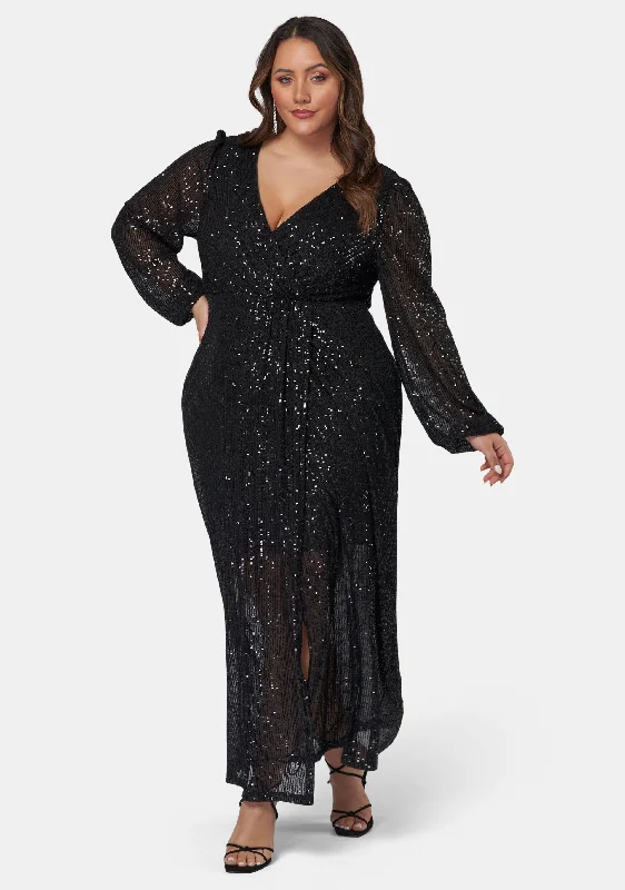 Lowest Prices All I Want Sequin Maxi Dress