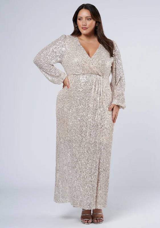 Epic Deals All I Want Sequin Maxi Dress