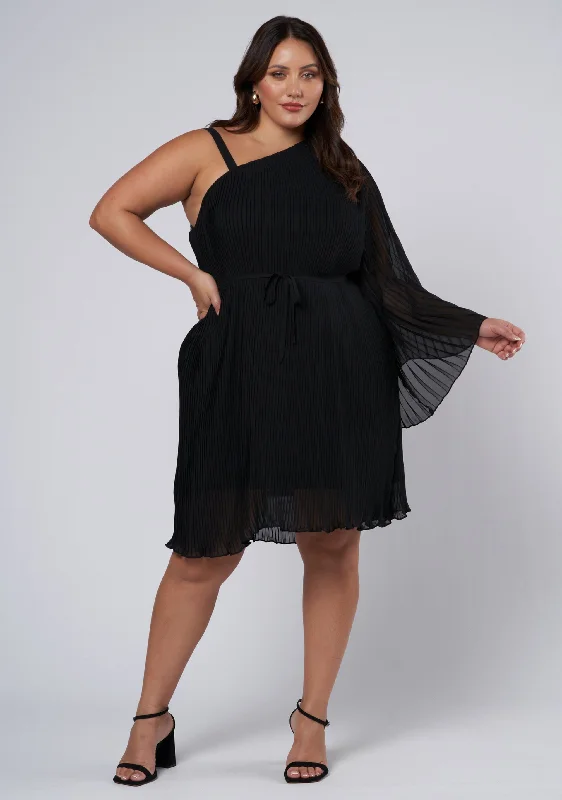 YEAR-End Clearance Allure Pleated Mini Dress