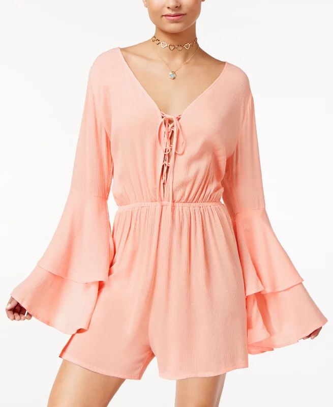 Super Sale American Rag Juniors Tiered Bell Sleeve Romper