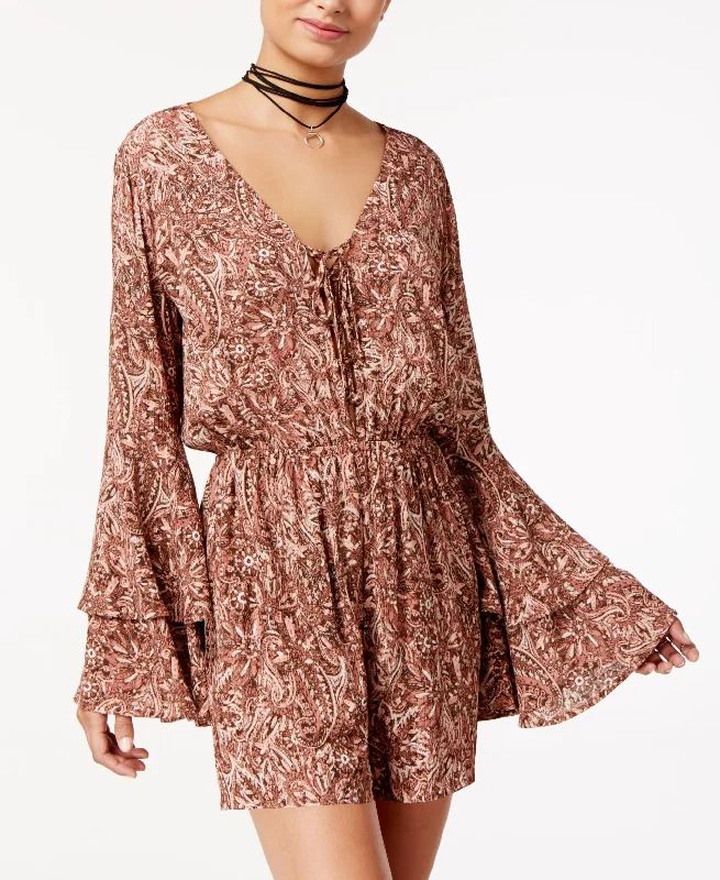 While Supplies Last American Rag Juniors Tiered Bell Sleeve Romper