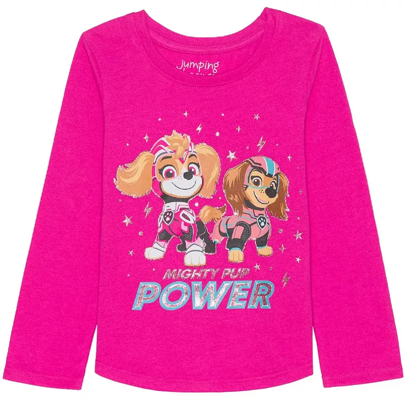 Time-Limited Offer Baby & Toddler Girl Jumping Beans® PAW Patrol Mighty Pup Long Sleeve Graphic Tee Time-Limited Offer Baby & Toddler Girl Jumping Beans® PAW Patrol Mighty Pup Long Sleeve Graphic Tee
