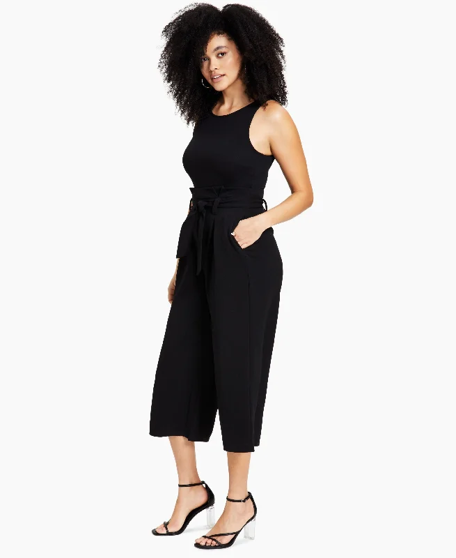 Exclusive Access Petite Tie-Front Jumpsuit