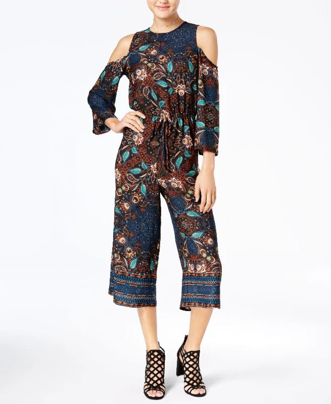 Super Sale Be Bop Juniors Cold Shoulder Gaucho Jumpsuit