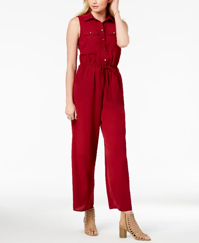 Reduced Prices Be Bop Juniors Utility Wide Leg Jumpsuit