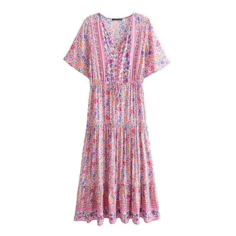 Buy More, Save More Bette Pink Maxi Dress