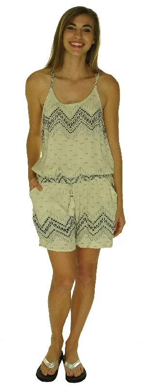 Early Access Blue Island Beach Print Romper