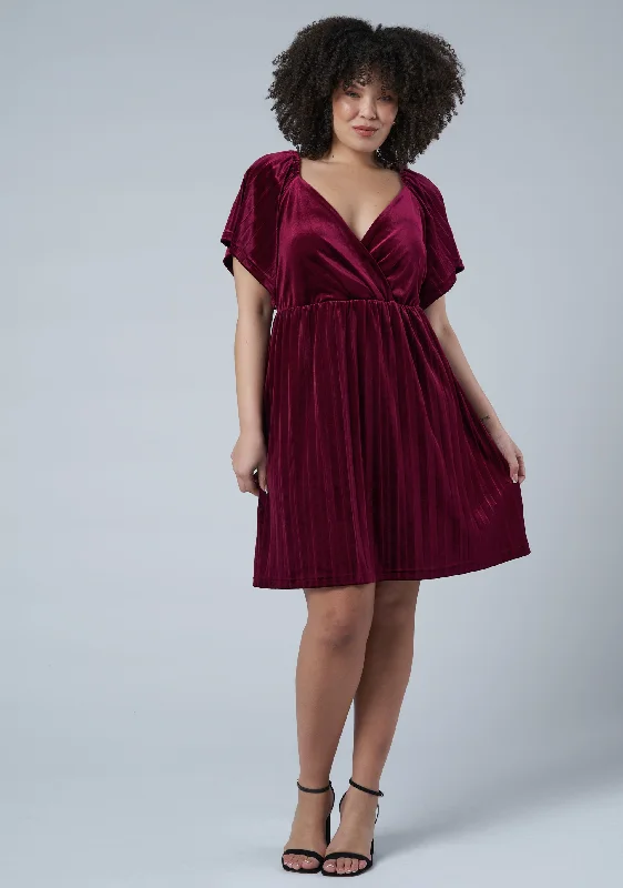 Online Exclusive Blushy Worthy Velvet Dress
