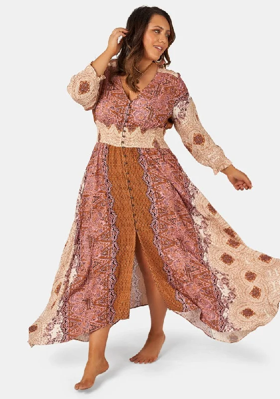Deal Dash Brown Sugar Maxi Dress