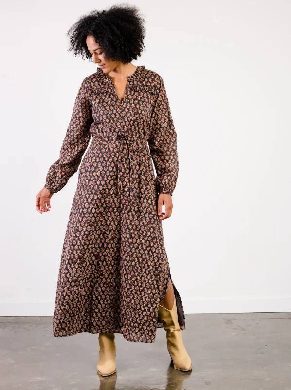 Discount Days Caroline Ruffle Maxi Dress
