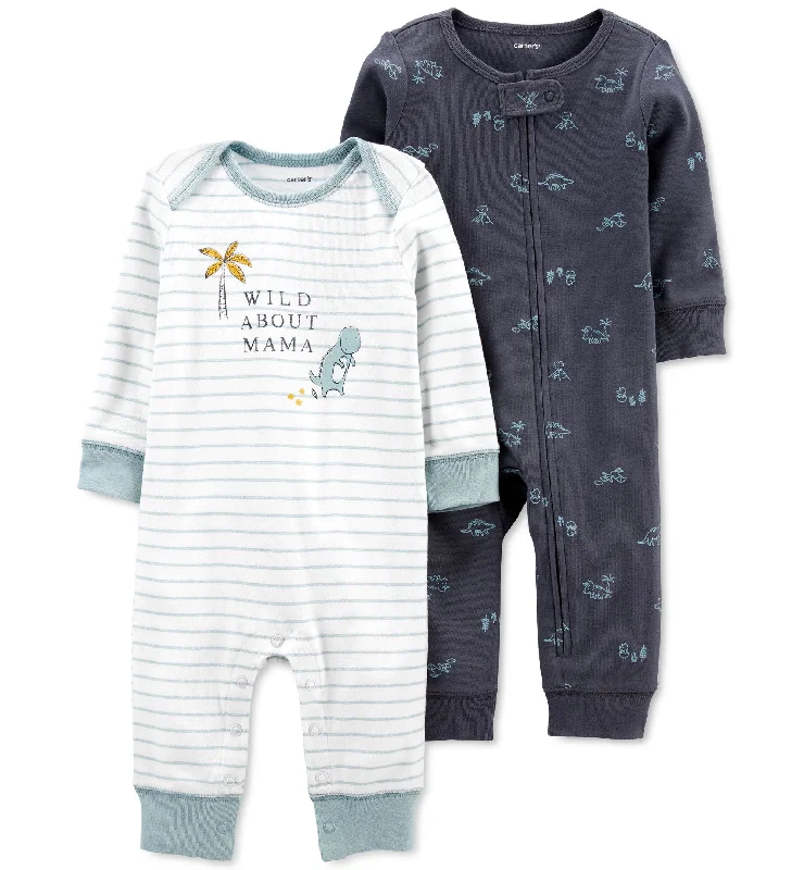 Fantastic Offers Carters Baby Boys Two Pack Jumpsuits
