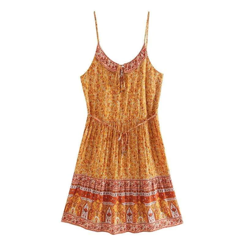 Super Sale Catalina Mini Dress in Yellow