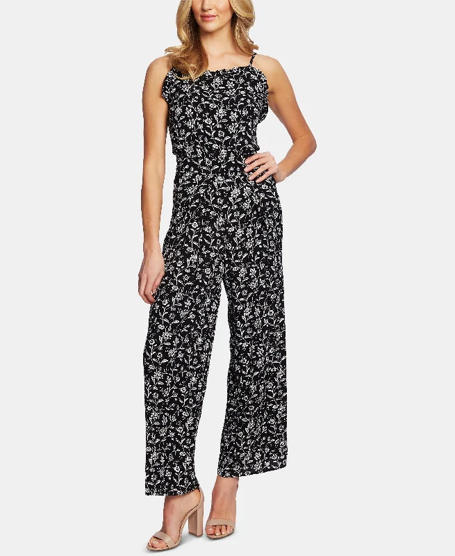 Shop and Save Cece Printed Ruffled Jumpsuit