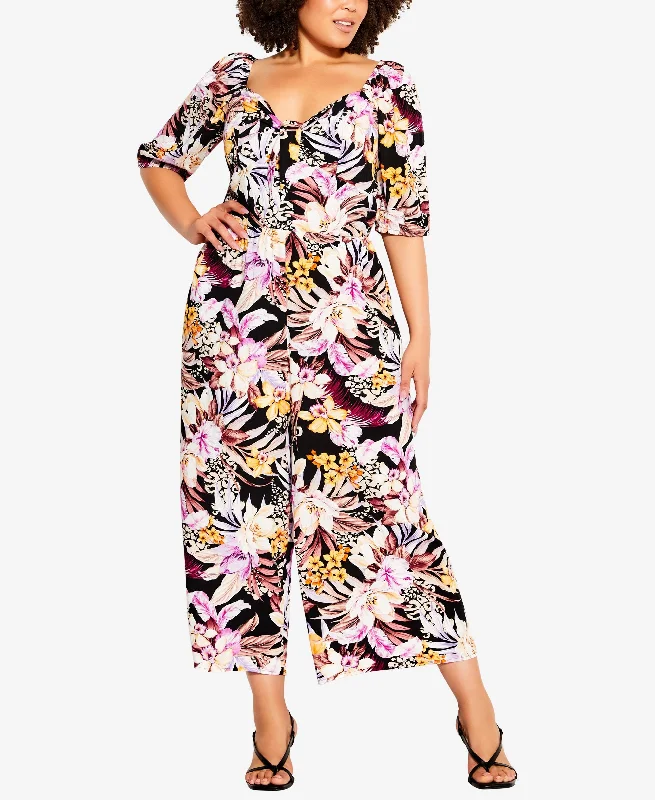 Incredible Offers City Chic Trendy Plus Size Mahe Jumpsuit