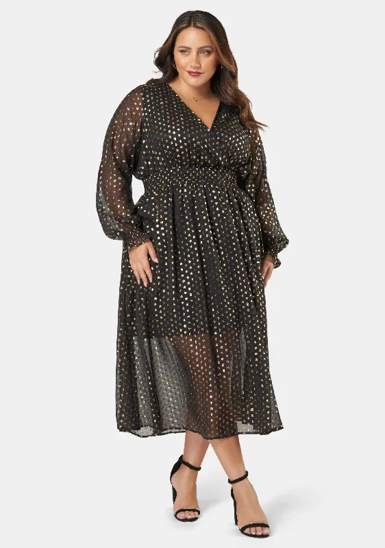 Special Discount Climaxic Spot Maxi Dress