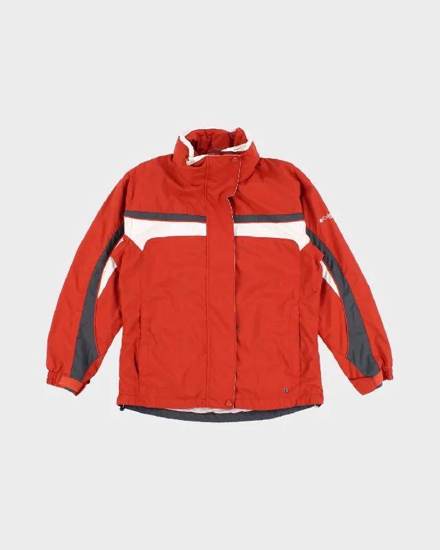 Great Bargains Columbia Orange Rain Jacket - L