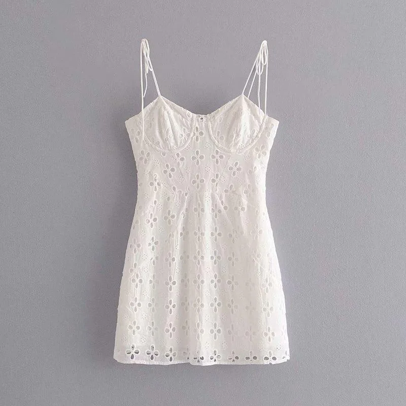 Exclusive Savings Daphne White Mini Dress