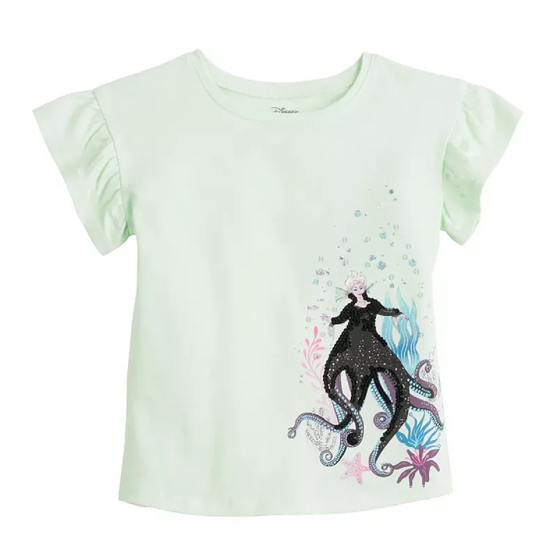 Overstock Disney's The Little Mermaid Ursula Toddler Girl Flutter Graphic Tee by Jumping Beans® Overstock Disney's The Little Mermaid Ursula Toddler Girl Flutter Graphic Tee by Jumping Beans®