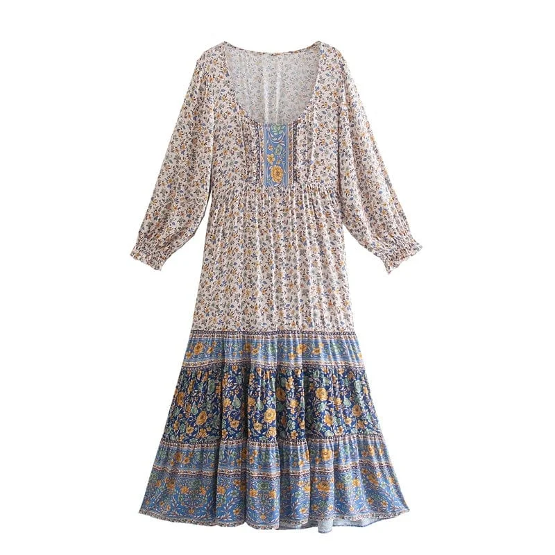 Shop and Save Elyse Boho Maxi Dress