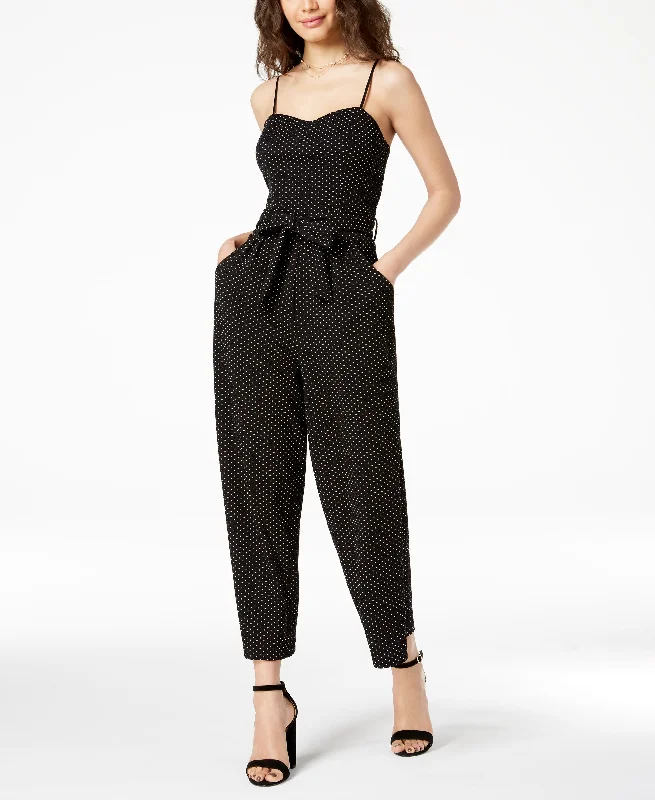 New Arrival Emerald Sundae Juniors Printed Wide Leg Jumpsuit