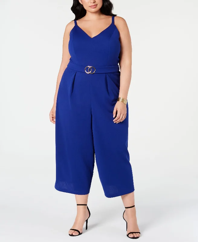 Buy More, Save More Emerald Sundae Trendy Plus Size Embellished Jumpsuit
