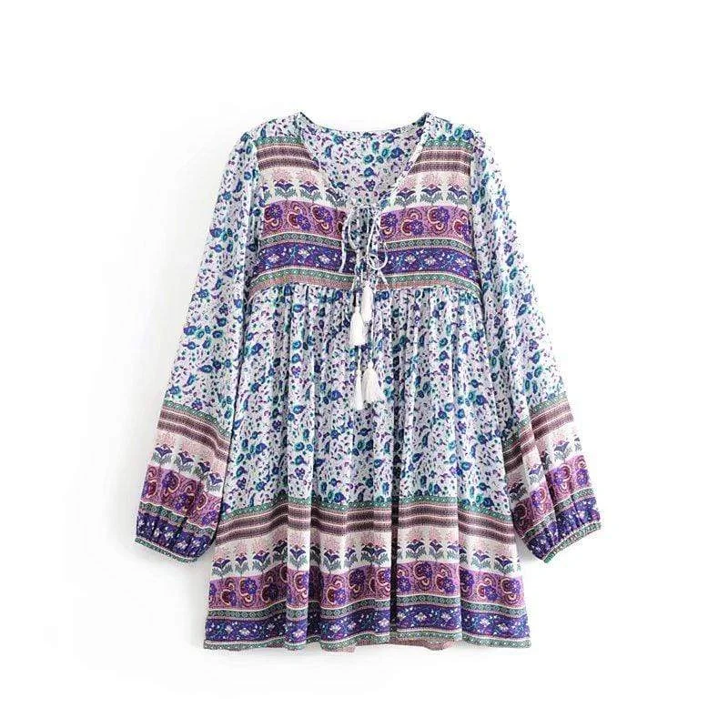 Price Fest Fatima Boho Mini Dress