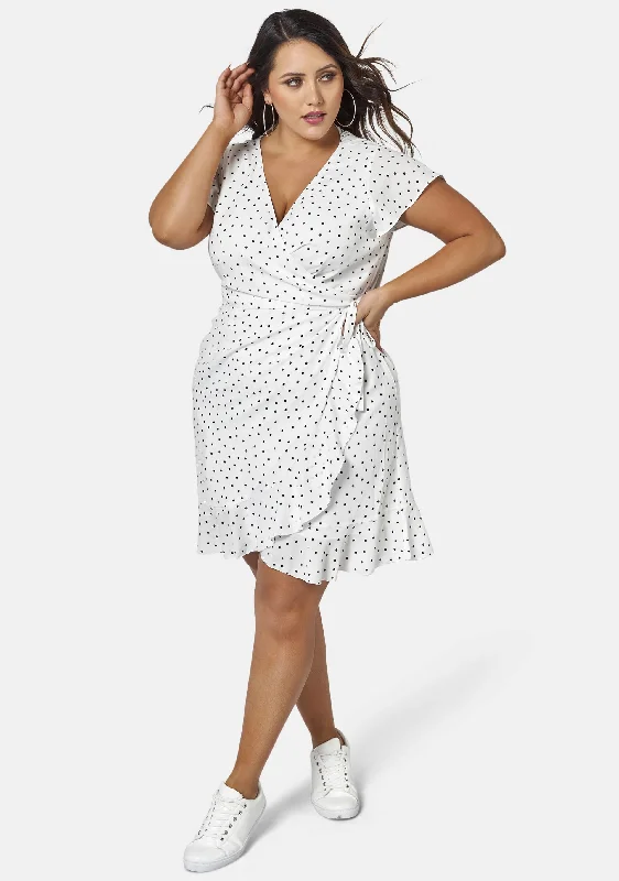 Clearance Event Framed Frill Dress