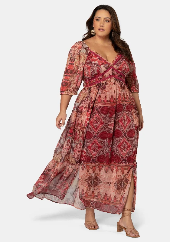 Act Now Free Spirit Maxi Dress