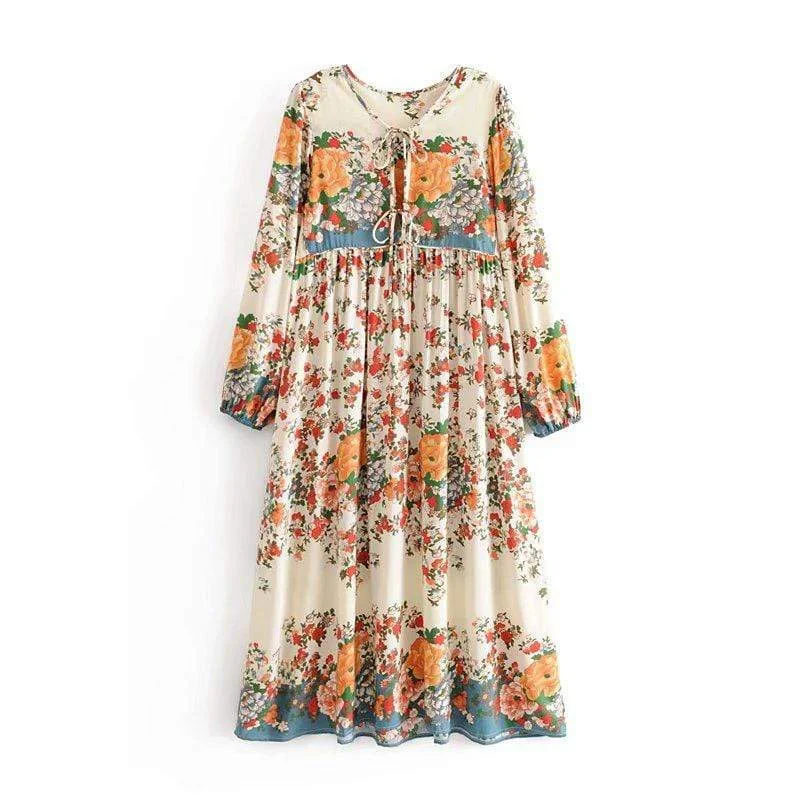 Seasonal Clearance Gardenia Midi Dress