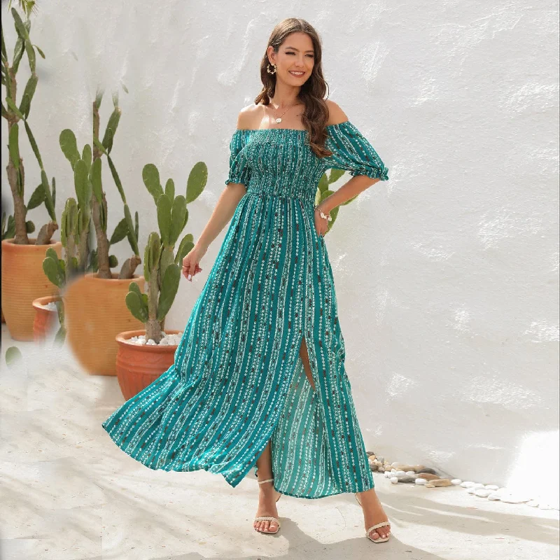 Big Discounts Gypsy Dreamer Off Shoulder Maxi Dress