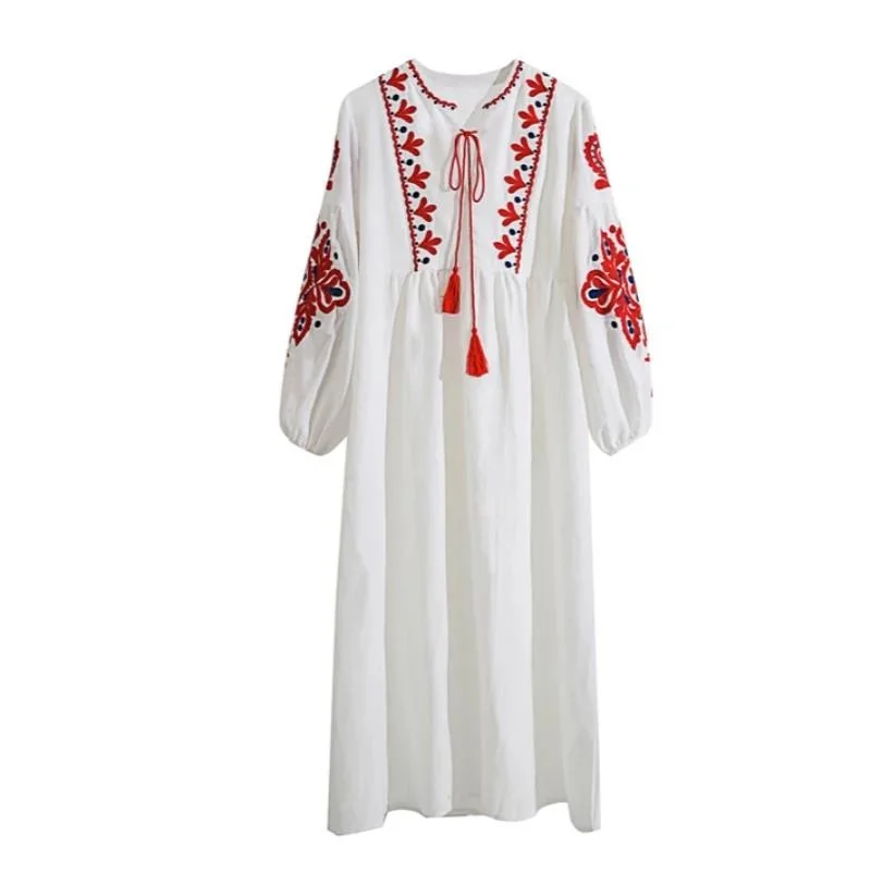 Daily Deals Henley Boho Maxi Dress