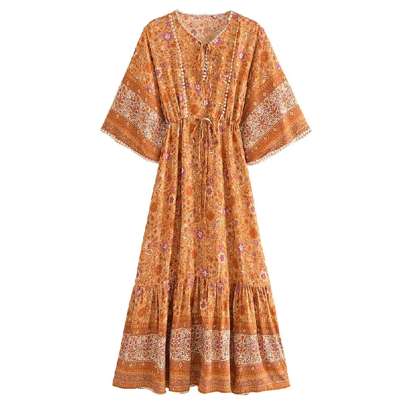 Clearance Items Hyrmina Boho Maxi Dress