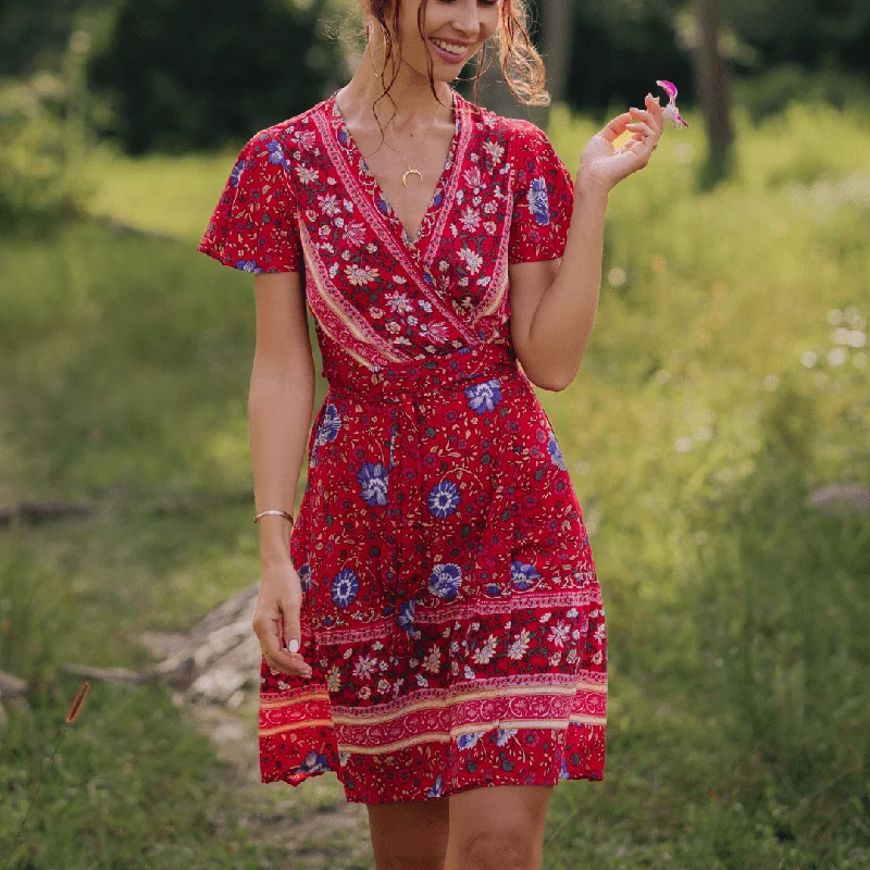 Holiday Sale Ida Floral Mini Dress