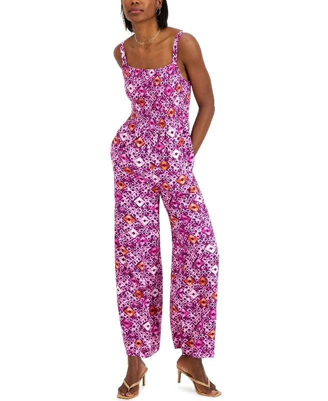Special Discount INC International Concepts Smock Wide Leg Jumpsuit