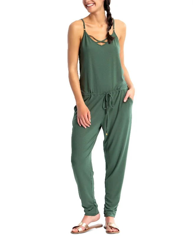 Can't Miss Juniors' Jumpsuit Cover-Up