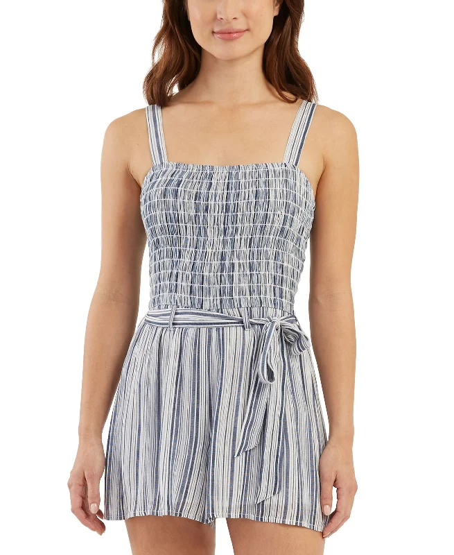 Closeout Juniors' Printed Romper