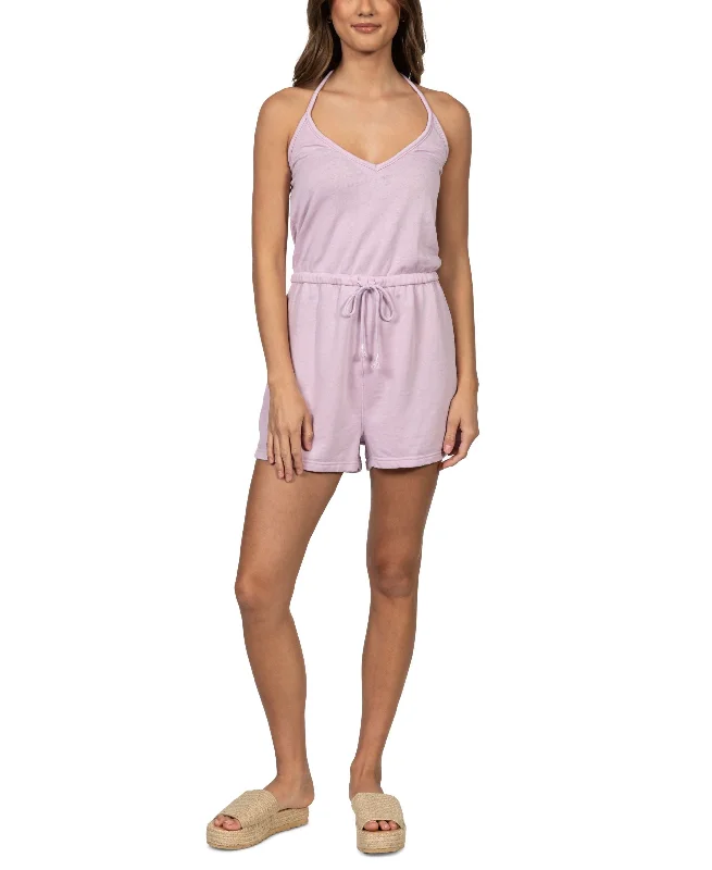 Epic Deals Juniors' Retro Halter Romper