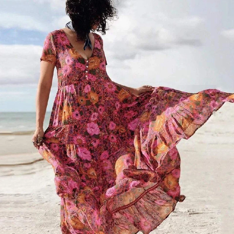 Super Sale Lana Boho Maxi Dress
