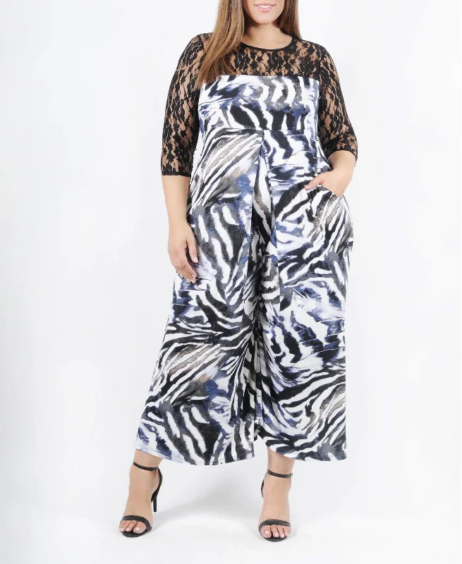 Extra Savings Lana Plus Size Womens Jumpsuit