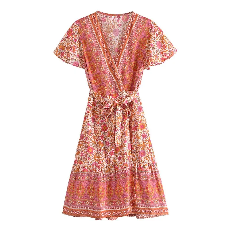 Today's Special Leona Floral Mini Dress