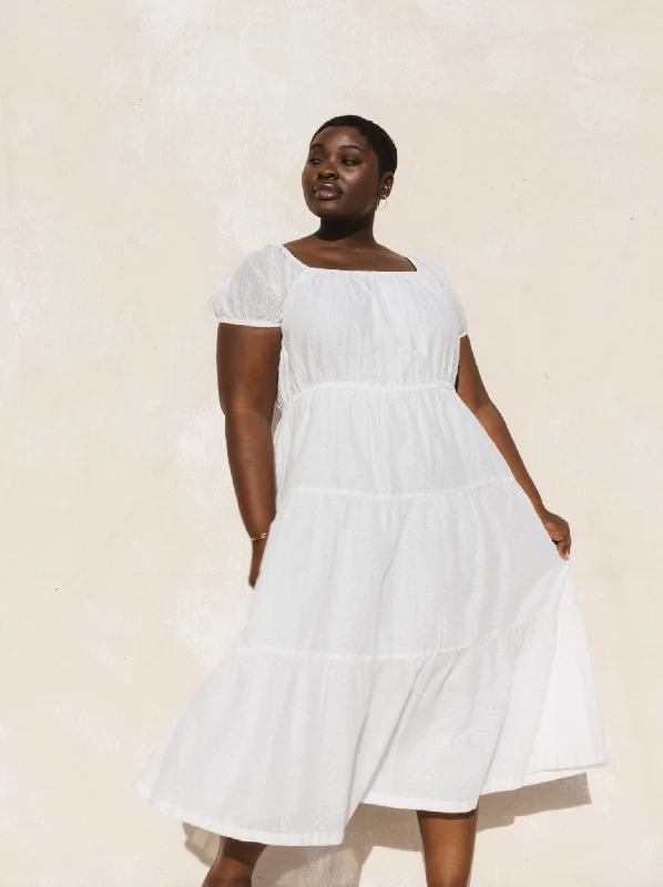 Fantastic Offers Lizzie Tiered Midi Dress