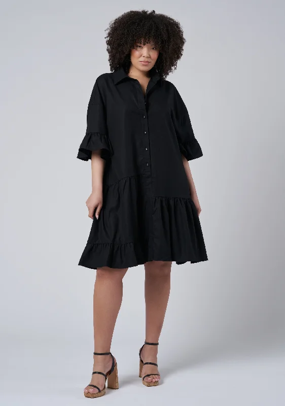 Take Advantage Lorena Linen Mini Dress