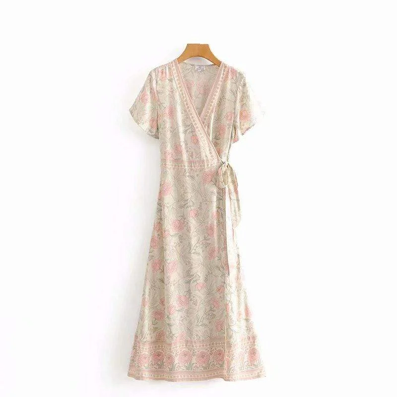 Best Deals Lori Wrap Maxi Dress