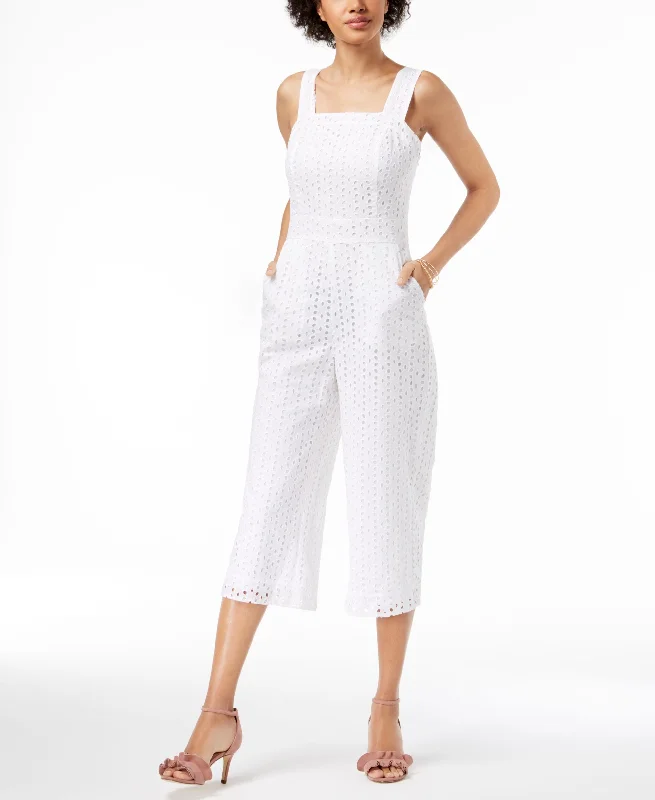 Best Bargains Maison Jules Eyelet Jumpsuit