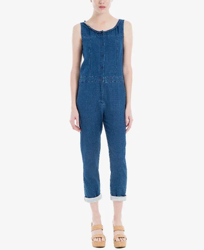 Buy More, Save More Max Studio London Cotton Denim Jumpsuit